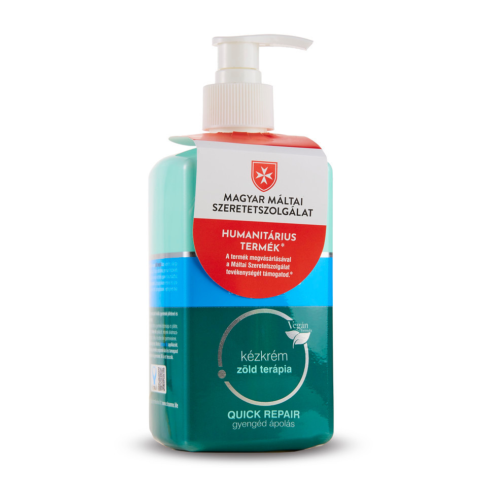 Cleanme.life Quick repair kézkrém – Zöld terápia 1 Cleanme.life Quick Repair Kézkrém Zöld Terápia 500ml